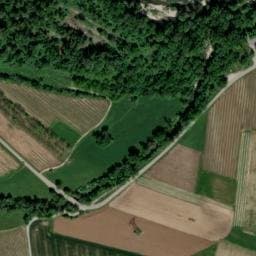 Vue satellite de Aire de camping-car à Berrias-et-Casteljau (3) à Berrias-et-Casteljau