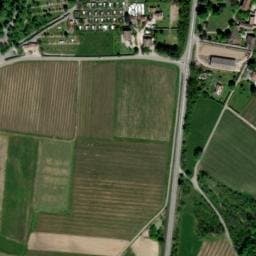 Vue satellite de Camping Pont de Maisonneuve à Berrias-et-Casteljau