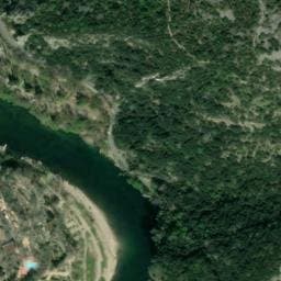 Vue satellite de Camping des Tunnels à Saint-Remèze