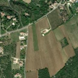 Vue satellite de Camping du Lavoir à Saint-Remèze