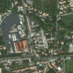 Vue satellite de Parking Bus à Valréas