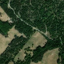 Vue satellite de Cabane Jaubert à Montclar