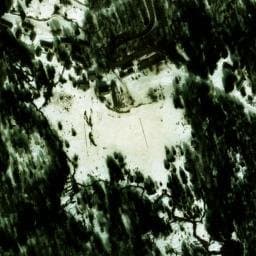 Vue satellite de Mas de la Barque (Mt Lozère) à Vialas
