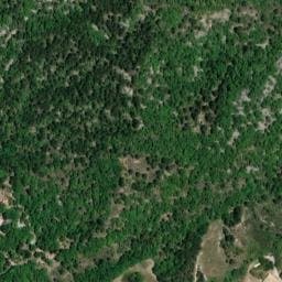 Vue satellite de Ranch du Rocher Roux (gite equestre) à Arpavon