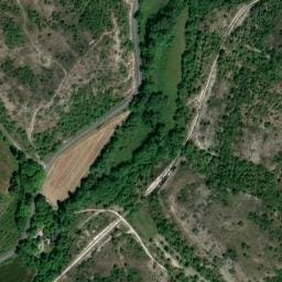 Vue satellite de Aire de repos à Villesèque à Villesèque