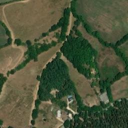 Vue satellite de Chalets en Bois du Parc Saint Hubert – Séjour Nature en Aveyron à Montrozier