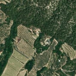 Vue satellite de Camping à la Ferme Brès à Nyons