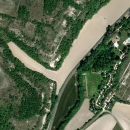 Vue satellite de Camping des Arcades à Villesèque