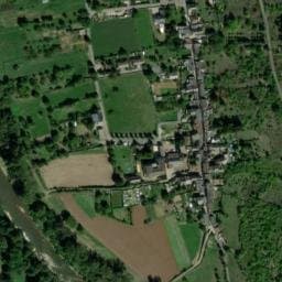 Vue satellite de Camping à Ispagnac à Ispagnac