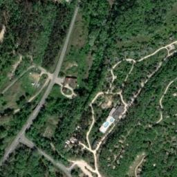 Vue satellite de Huttopia Sud Ardèche à Saint-Alban-Auriolles