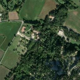 Vue satellite de Aire Camping-Cars privée de Toronne à Clansayes