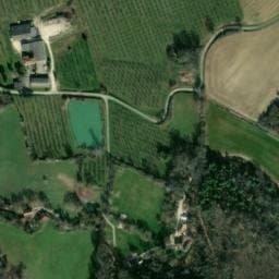 Vue satellite de Camping Cote de Fumel à Anthé