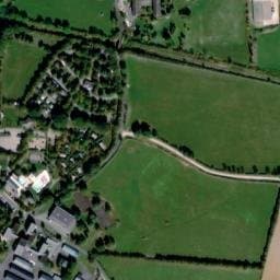 Vue satellite de La Grange de Monteilhac à Laissac-Sévérac l'Église