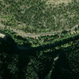 Vue satellite de Les Gorges du Tarn à Laval-du-Tarn