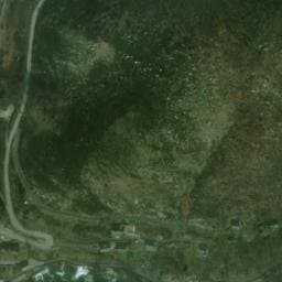 Vue satellite de AIRE DE SERVICE COMMUNALE DU PONT MONTVERT à Pont de Montvert - Sud Mont Lozère