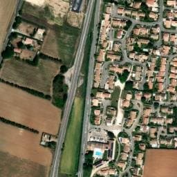Vue satellite de Aire de repos à Lapalud à Lapalud