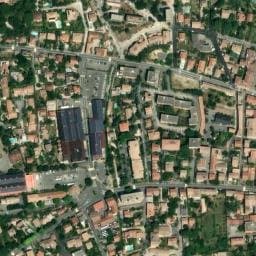 Vue satellite de Parking Roullet à Nyons