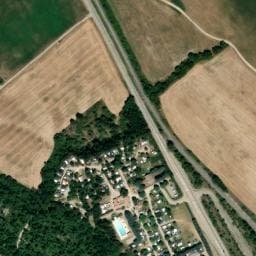 Vue satellite de Les Cigales à Garde-Colombe