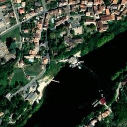 Vue satellite de Camping de Clairac à Clairac