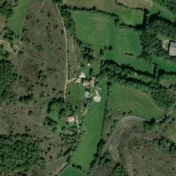 Vue satellite de Gîte d'étape de Poudally à Lalbenque