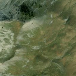 Vue satellite de Cabane haute des Traverses à Méolans-Revel
