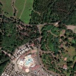 Vue satellite de Camping Au Lac de Biscarrosse à Parentis-en-Born