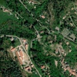 Vue satellite de Génolhac à Génolhac