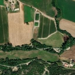 Vue satellite de Gite du Mont-Garde (Pied de Garde) à Trescléoux