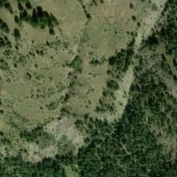 Vue satellite de Cabane de Clot Giraud à Méolans-Revel