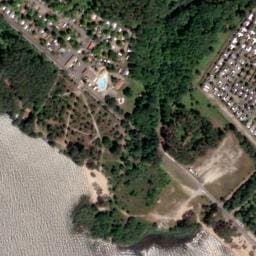 Vue satellite de La Forêt Lahitte à Gastes