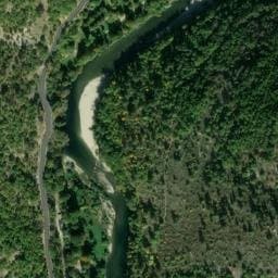 Vue satellite de Camping à Laval-du-Tarn à Laval-du-Tarn