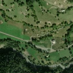Vue satellite de Gite refuge du Laverq à Méolans-Revel