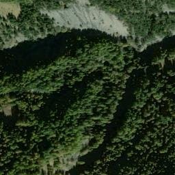 Vue satellite de Cabane forestière du Bois du Fau à Barcelonnette