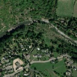 Vue satellite de Camping Chon du Tarn à Florac Trois Rivières