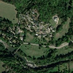 Vue satellite de Camping Chantemerle à Florac Trois Rivières