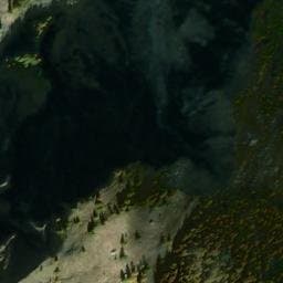 Vue satellite de Cabane de la Goutta à Uvernet-Fours