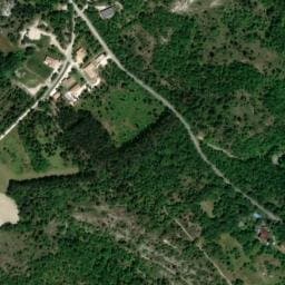Vue satellite de Fontaine de l'abri de Belcastel à Cézac