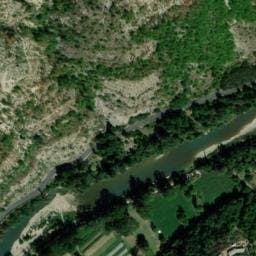 Vue satellite de Pfadfinder Kanucamp Tarnschlucht à Ispagnac