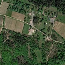 Vue satellite de Camping la Rouvière les Pins à Saint-Privat-de-Champclos