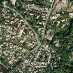 Vue satellite de Camping de la Colline à Lapalud