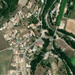 Vue satellite de Aire de camping-car du Domaine du Rieu Frais à Sainte-Jalle
