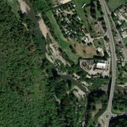 Vue satellite de AIRE DE SERVICE CAMPING LE VAL DES CEVENNES à Florac Trois Rivières