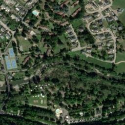 Vue satellite de Camping municipal Le Pont du Tarn à Florac Trois Rivières