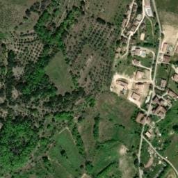 Vue satellite de Camping la Fontinelle à Bessas