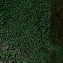 Vue satellite de Baraquette d'Albin à Pont de Montvert - Sud Mont Lozère