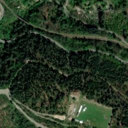 Vue satellite de Camping du Pont du Mas à Génolhac