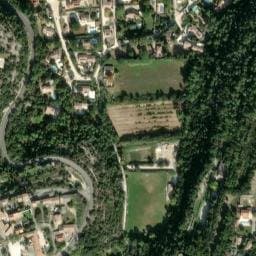 Vue satellite de Aire de camping car de Saint Restitut à Chantemerle-lès-Grignan