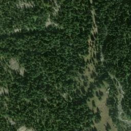 Vue satellite de Cabane des Grangettes à Méolans-Revel