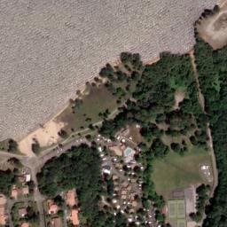 Vue satellite de Les Prés Verts à Gastes