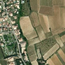 Vue satellite de Camping municipal à Vinsobres